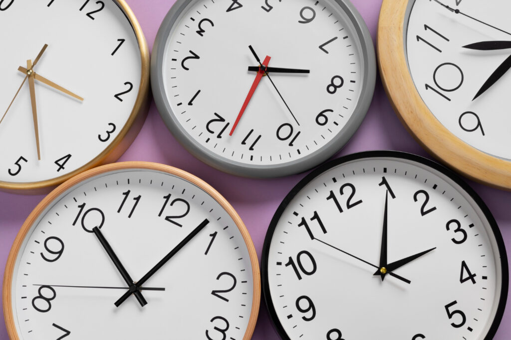 Office clock timezones - Elion Medical Communications works around the clock