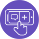 Icon representing an intuitive, visually engaging educational tool for Teleflex LMA™, designed to support sales teams and healthcare professionals with airway management insights.